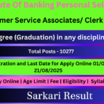Ibps Clerk 15th recruitment